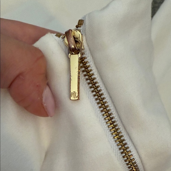 Ralph Lauren White Wide Leg Pants - Picture 4 of 4